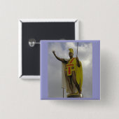 亀葉王 缶バッジ (正面&裏面)