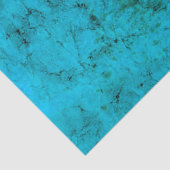 亀裂の入ったターコイズデコパージュの背景 薄葉紙 (詳細)