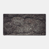 亀裂クールアスファルト道路のグレーライン デスクマット (正面)