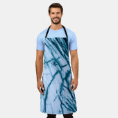 亀裂岩形成イラストレーション エプロン (着用した状態)