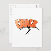 亀裂 ポストカード (正面/裏面)