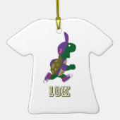 亀10K – 紫 セラミックオーナメント (裏面)