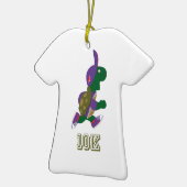 亀10K – 紫 セラミックオーナメント (左)