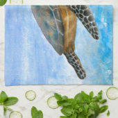 亀1 キッチンタオル (折り畳み)