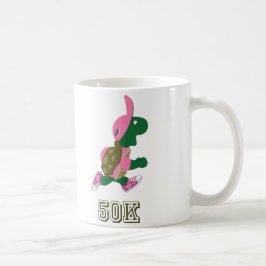 亀50K – ピンク コーヒーマグカップ