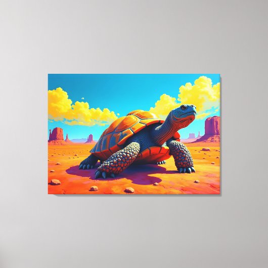 亀 キャンバスプリント (正面)