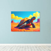 亀 キャンバスプリント (インサイチュ (ウッドフロア))