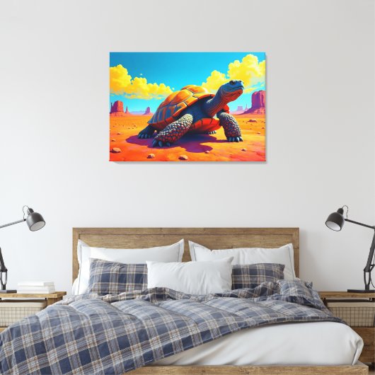 亀 キャンバスプリント (インサイチュ (寝室))