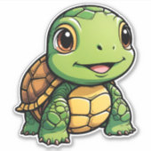 亀 シール (正面)