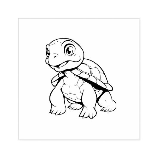 亀 ラバースタンプ (インプリント)