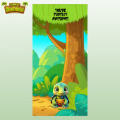 亀、亀の野生動物漫画グラフィック🐢 ボールペン