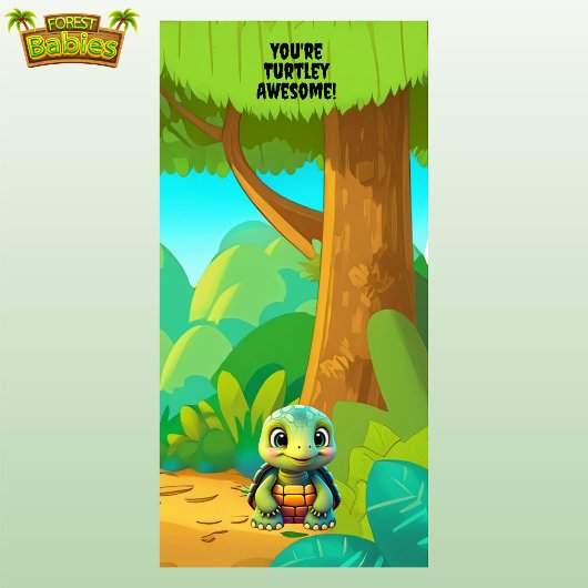 亀、亀の野生動物漫画グラフィック🐢 ボールペン