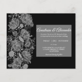 予エレガント算招待状結婚の式典。フライ チラシ (正面)