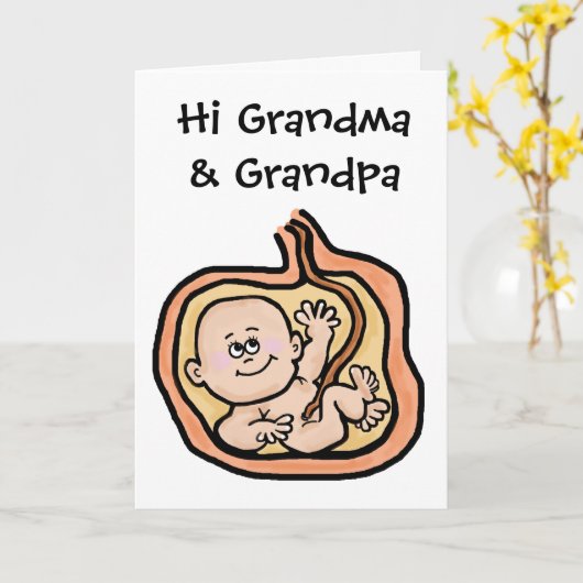 予備の祖父母カード カード (黄色い花)