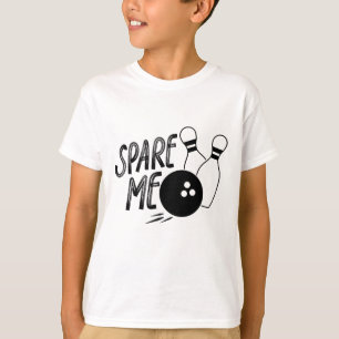 予備ボーリングピンプリント Tシャツ