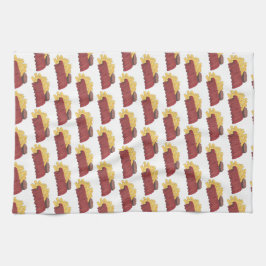 予備リブBBQバーベキューバーベキューリブクックオフ キッチンタオル