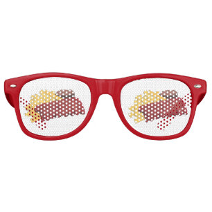 予備リブBBQバーベキューバーベキューリブクックオフ レトロサングラス