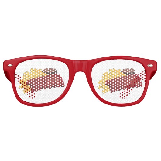 予備リブBBQバーベキューバーベキューリブクックオフ レトロサングラス (正面)