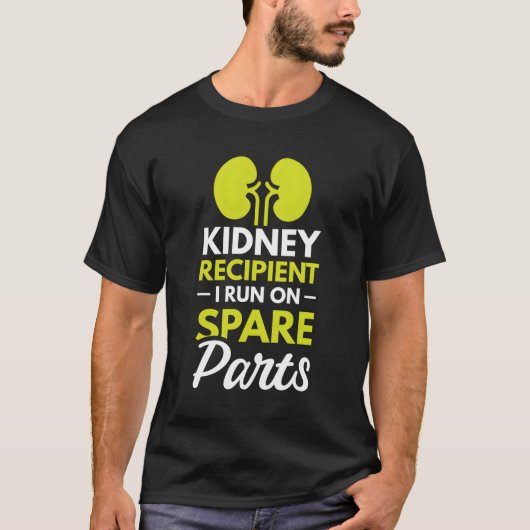 予備品走の腎臓受容者I Tシャツ (正面)