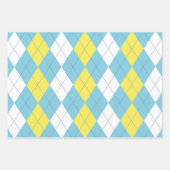 予備校の却下アーガイル ラッピングペーパーシート (正面3)