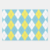 予備校の却下アーガイル ラッピングペーパーシート (正面2)