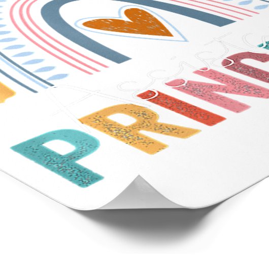 予備校虹おもしろい字学校 ポスター (角)