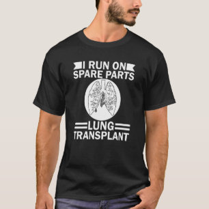 予備走部に肺移植肺置換術がある Tシャツ