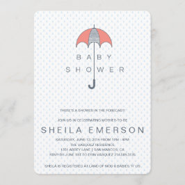 予報ベビーシャワー招待状 招待状