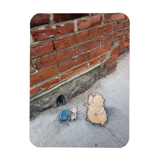 予報磁石の疑い マグネット (縦)