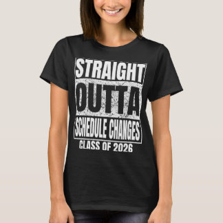 予定変更だらけの2026年卒業生 Tシャツ