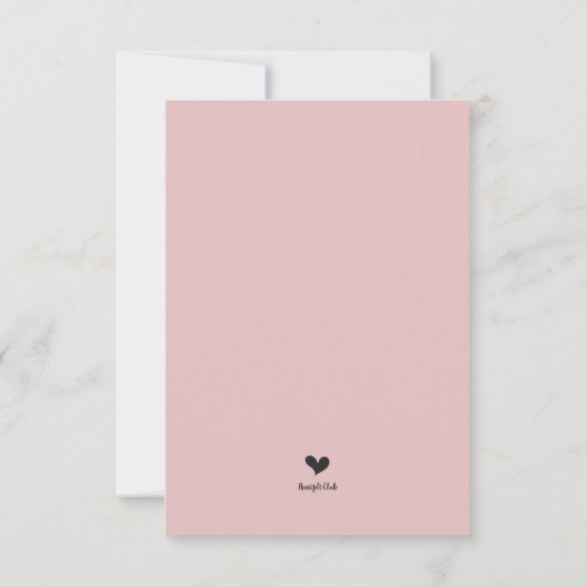 予定変更のお知らせカード 招待状 (裏面)