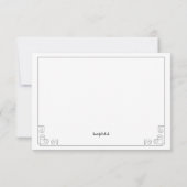 予定変更カード 招待状 (裏面)