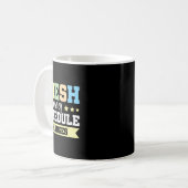 予定変更続きで大変! コーヒーマグカップ (正面左)