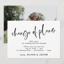 予定変更 | 現代的なモノクロ