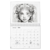 予定表に自分の色を付ける カレンダー (1月 2026)