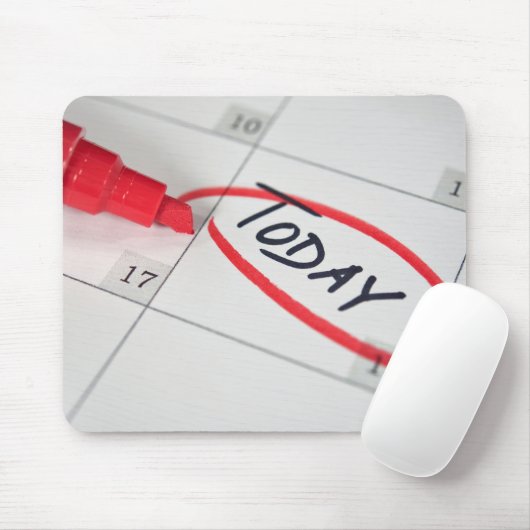 予定表のアラーム マウスパッド (マウス)