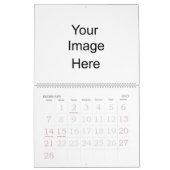 予定表の作成 カレンダー (2月 2027)