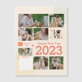 予定表の写真のコラージュ