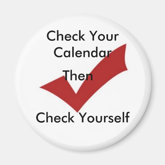 予定表の確認 マグネット (正面)