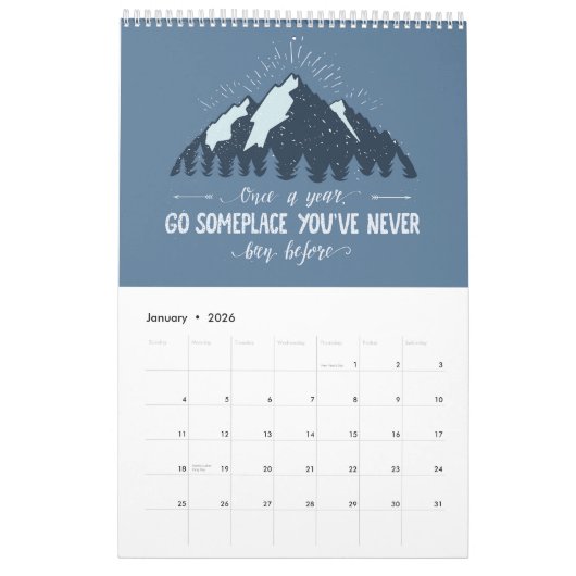 予定表の移動時間 カレンダー (1月 2026)