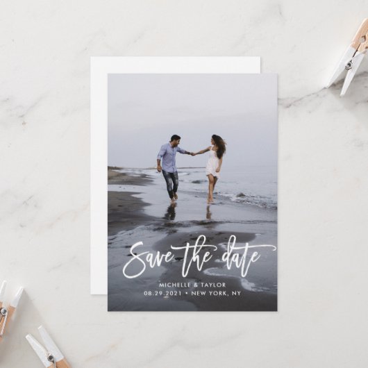 予定表日付を写真と共に保存 カード (正面/裏面インサイチュ)