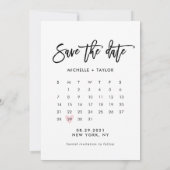 予定表日付を写真と共に保存 カード (裏面)