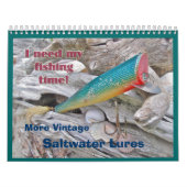予定表-その他のヴィンテージ販売用ルア カレンダー (カバー)