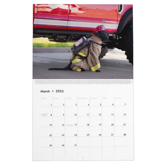 予定表 カレンダー (3月 2026)