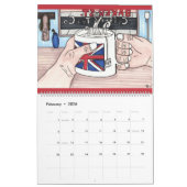 予定表 カレンダー (2月 2026)