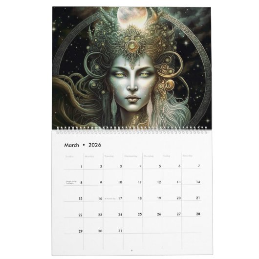 予定表 カレンダー (3月 2026)