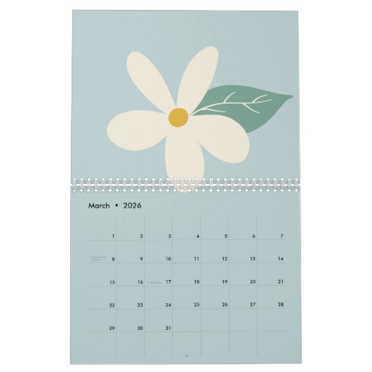 予定表 カレンダー (3月 2026)