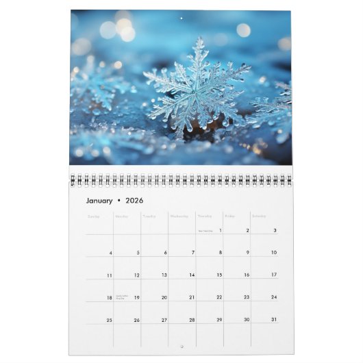 予定表 カレンダー (1月 2026)