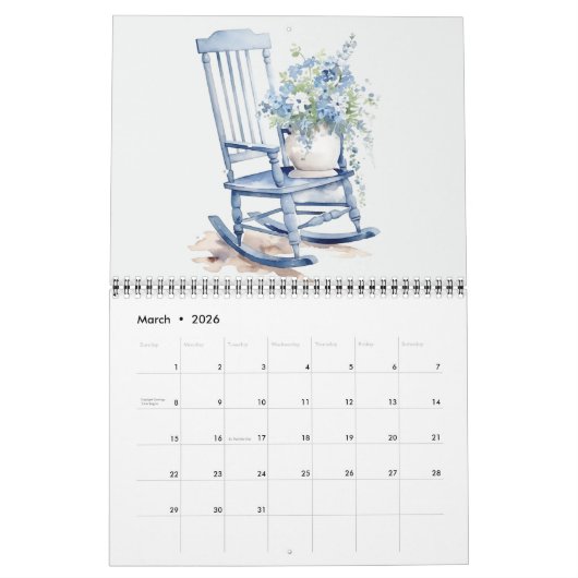 予定表 カレンダー (3月 2026)