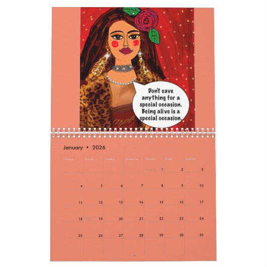 予定表 カレンダー (1月 2026)